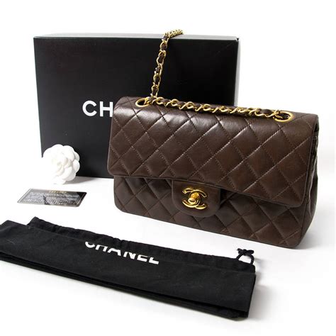 chanel chocolate flap brown|Chanel handbags flap.